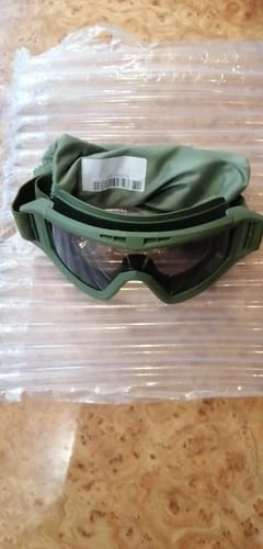 Customer photo review of משקפי מגן לחייל קרבי - מתחבר לקסדה טקטית