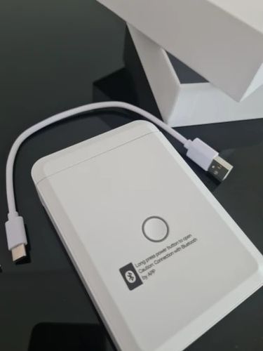 Customer photo review of D110 0.5 Inch Label Printer with Tape - Efficient Labeling On-the-Go