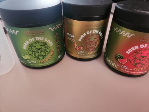 Customer photo review of Burn of the Gods - Fat Burner