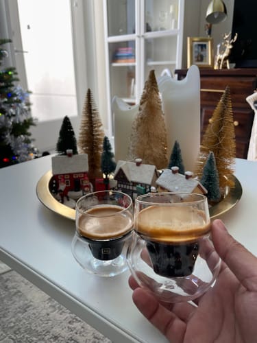 Customer photo review of PROPEL Espresso Glass Set