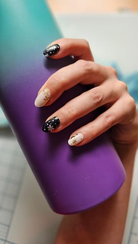 Customer photo review of [PREORDER 5/12 DISPATCH] Silent Night Super Jellies DIY Semi Cured Gel Nail Wraps