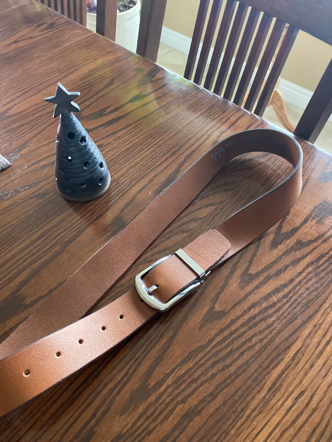 Customer photo review of Mystery Box  - Two Less Than Perfect Full-Grain Leather Belts