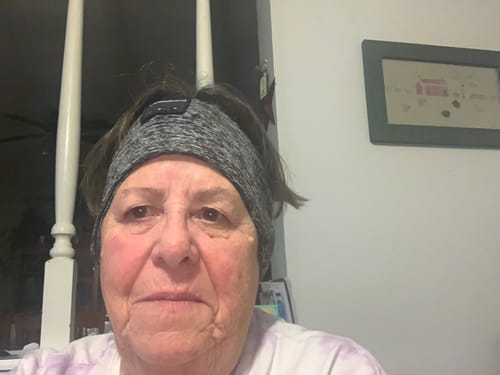 Customer photo review of CozyBand Wireless Headphones