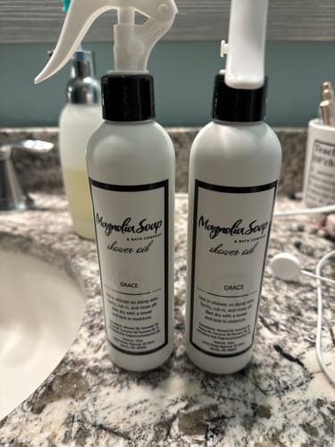 Customer photo review of Shower Oil