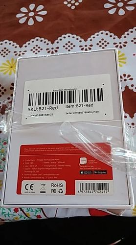 Customer photo review of B21 2 Inch Label Maker Machine with Tape - Efficient Labeling Solution