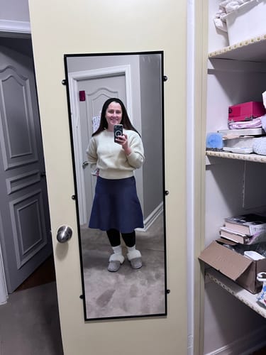 Customer photo review of AMAZING  MM SKIRT - INDIGO DENIM
