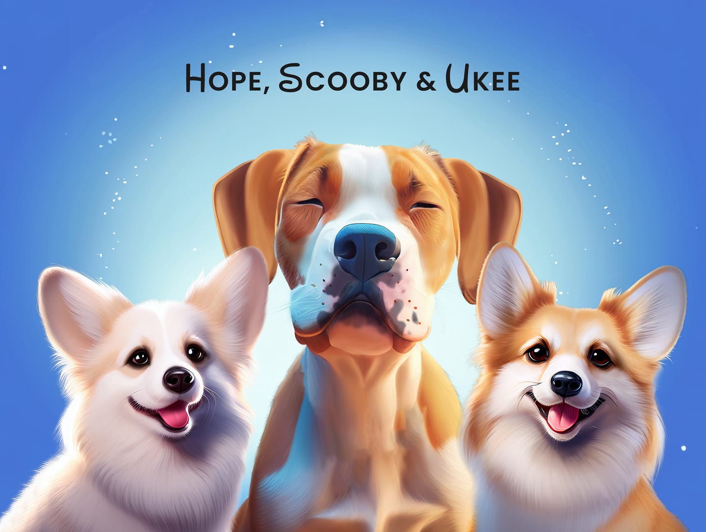 Customer photo review of Custom Pet Portrait - 3 Pet