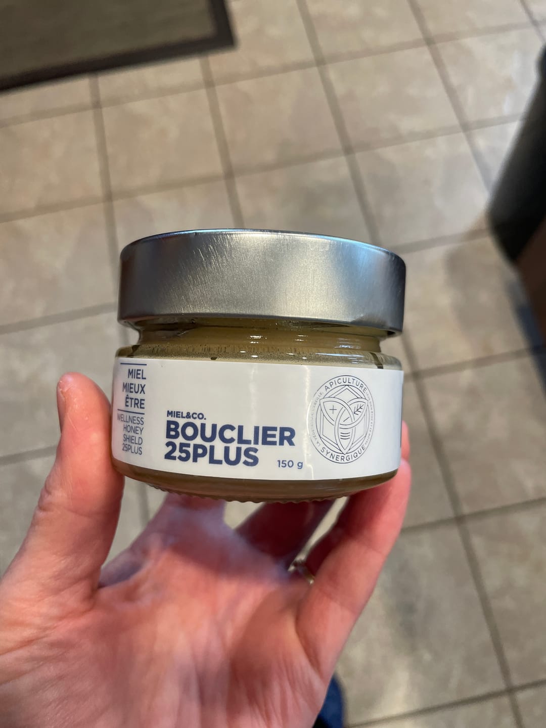 Customer photo review of Miel Mieux-Être Bouclier 25PLUS