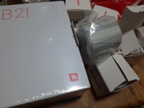 Customer photo review of B21 2 Inch Label Maker Machine with Tape - Efficient Labeling Solution