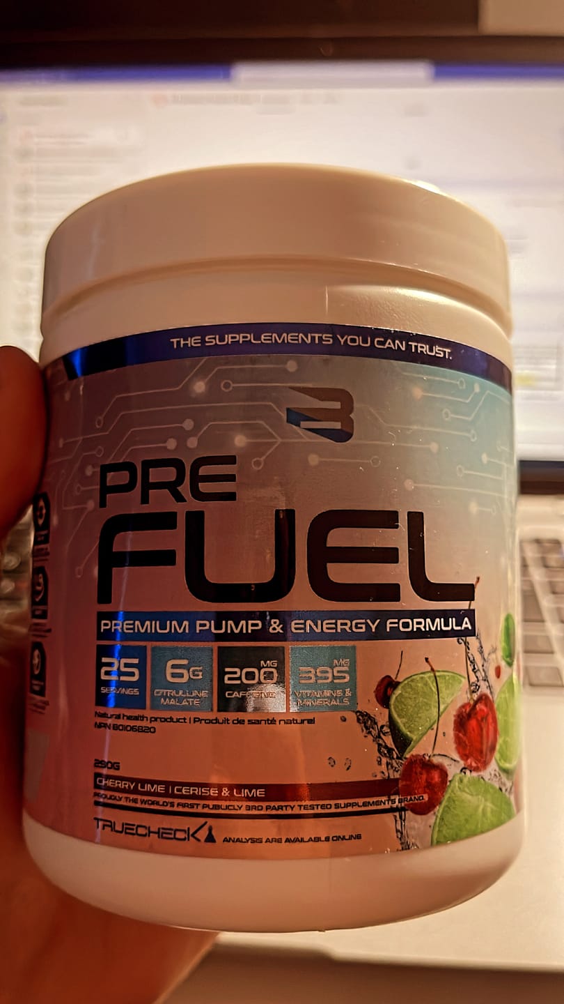 Customer photo review of Believe - Pre Fuel 290g