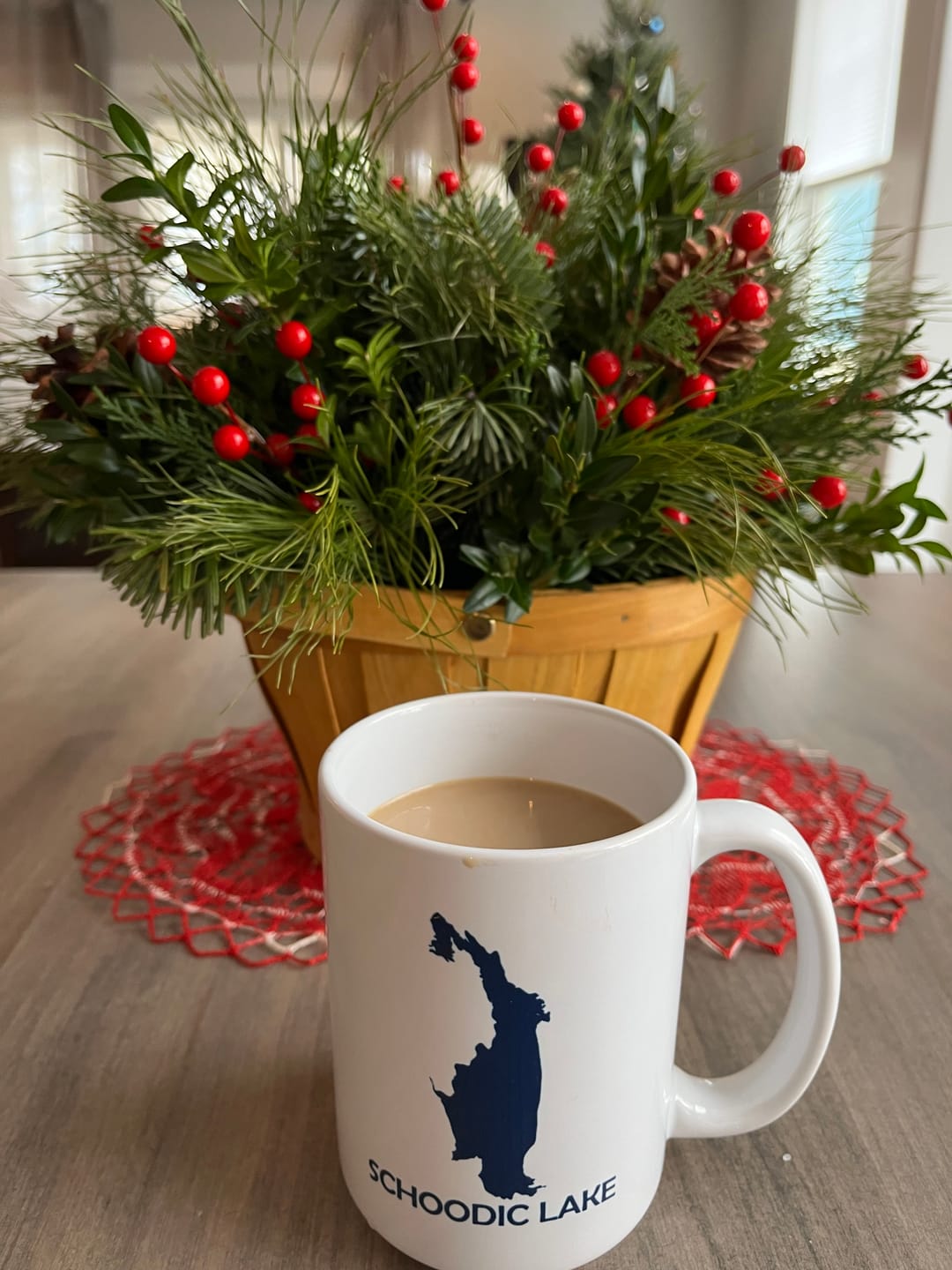 Customer photo review of Custom Lake Mug White 15oz.