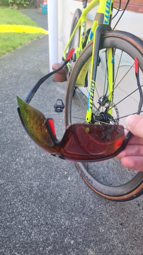Customer photo review of Rudy Project Spinshield Air