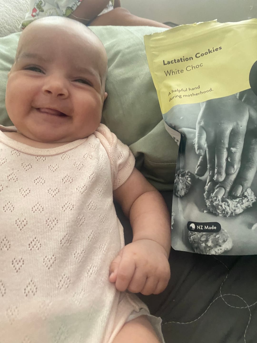 Customer photo review of White Choc Lactation Cookies
