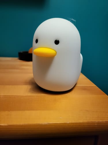 Customer photo review of Uneede® Benson The Duck Night Light Kids Led Duck Lamp Cute Room Light
