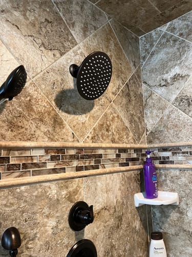 Customer photo review of 8 Inch Rain Shower Head