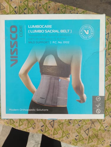 Customer photo review of Lumbocare (Lumbo Sacral Belt) | Provides Support to the Lower Back | Pain solution for Back and Abdomen (Grey)