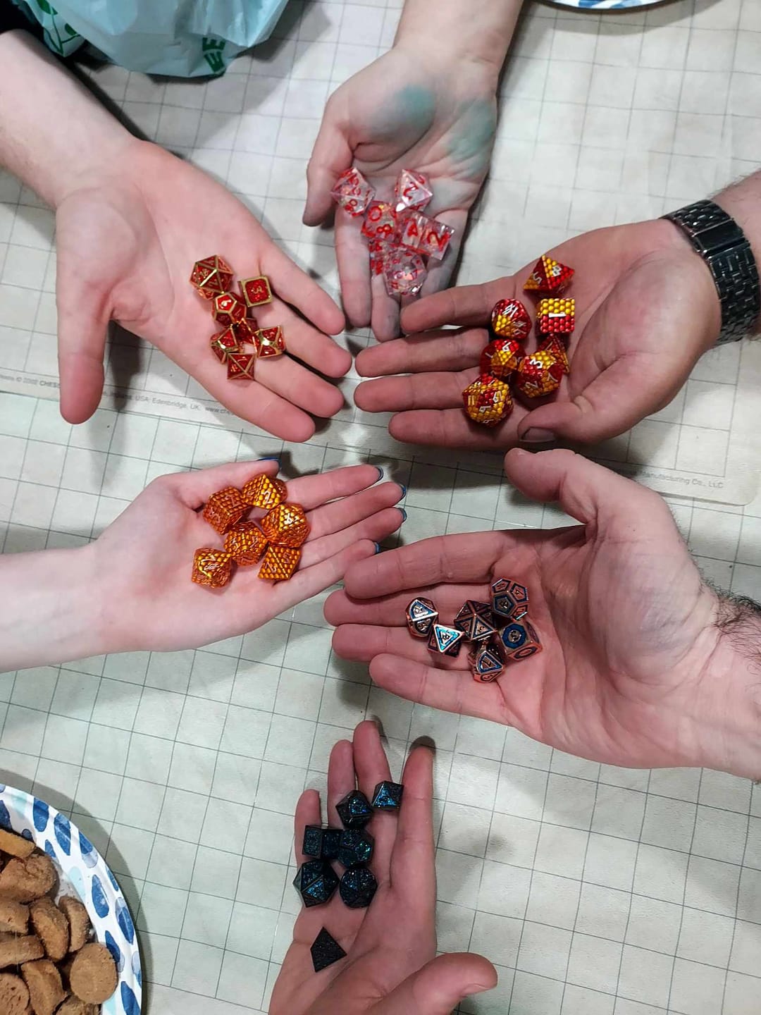 Customer photo review of $50 Mystery Dice Bag Bundle