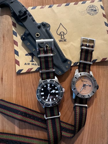 Customer photo review of 007 Bond Nylon Strap- Five Eye