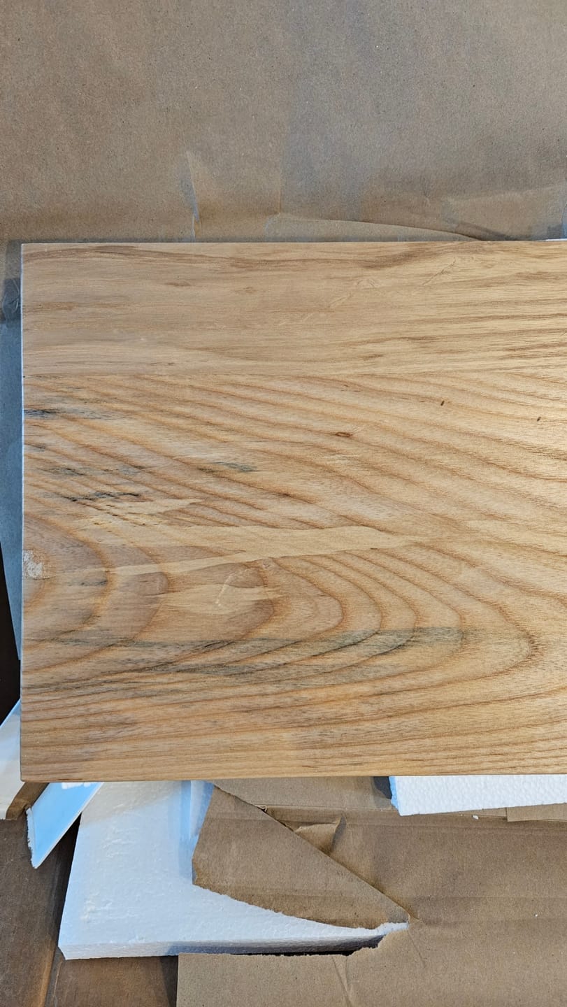 Customer photo review of Ash Floating Shelves