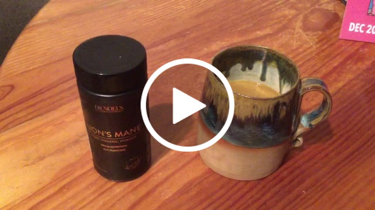 Customer video review of Concentrated Organic Lion's Mane Powder