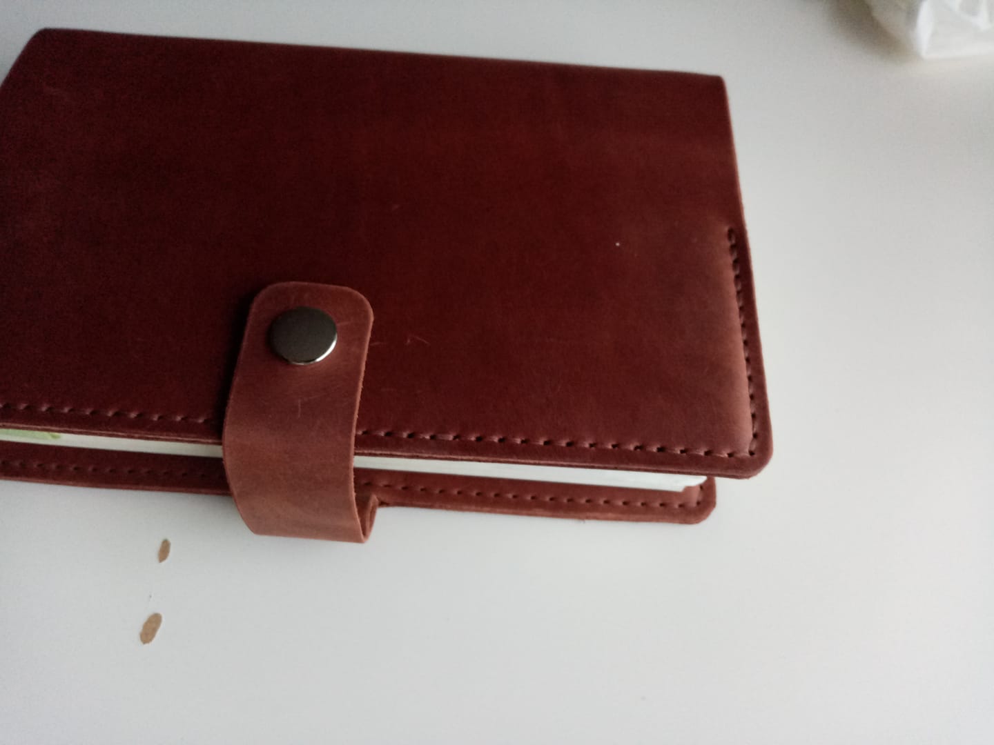 Customer photo review of Bibelhülle "Basic+" · echtes Leder · Individuelle Größen · handmade Bibelhülle nach Maß · optionale Gravur