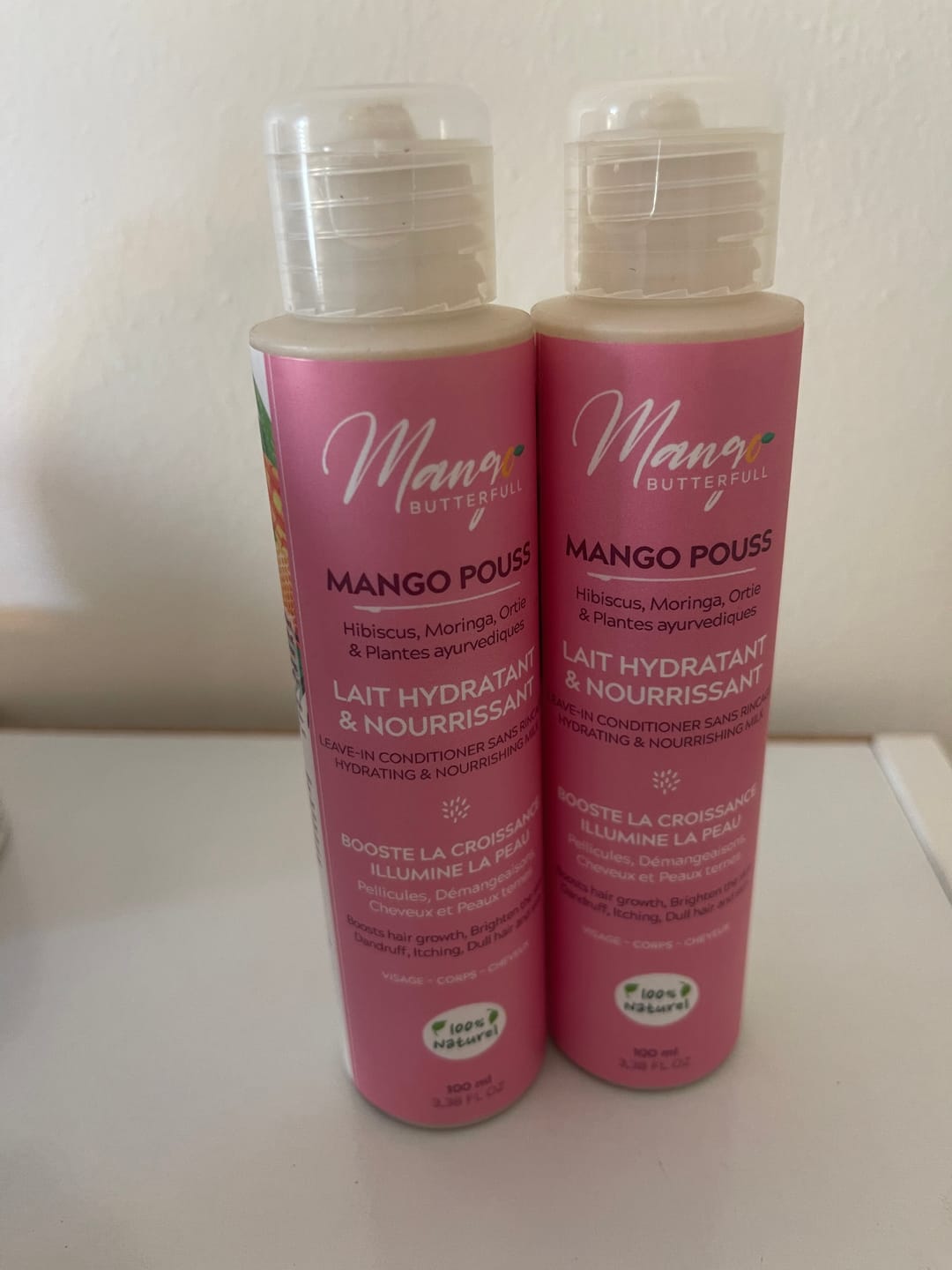 Customer photo review of Lait hydratant et nourrissant - POUSS