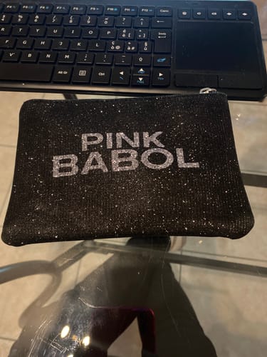 Customer photo review of Borsellino Pink Babol Glitter