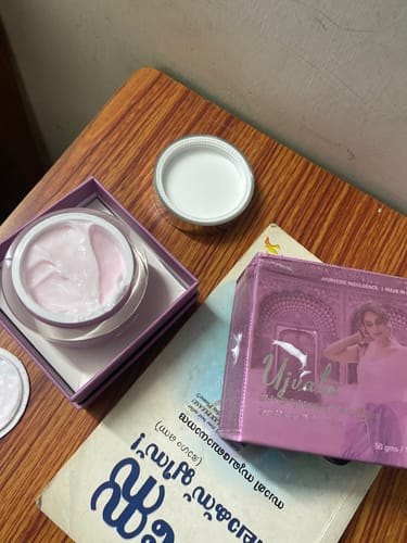 Customer photo review of Ujvala Skin Brightening Moisturizer