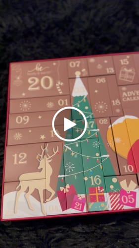 Customer video review of 24 Pieces of Bath Set Christmas Advent Calendar