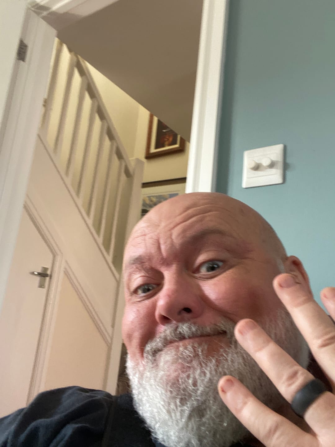 Customer photo review of botthms Black Active Silicone Ring