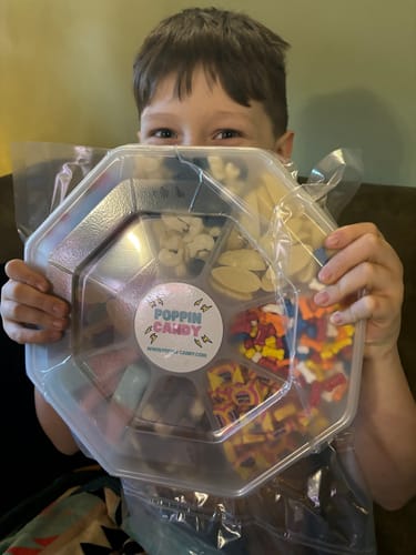 Customer photo review of Poppin Candy Custom Candy Platter