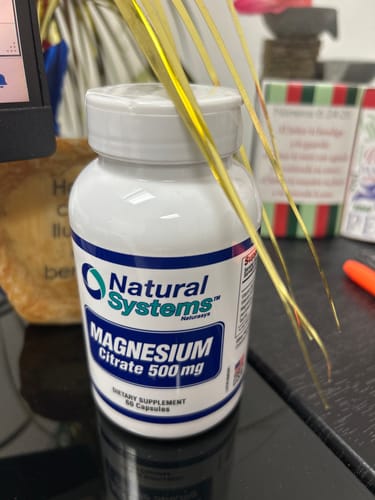 Customer photo review of Complejo de Citrato de Magnesio - 500 mg
