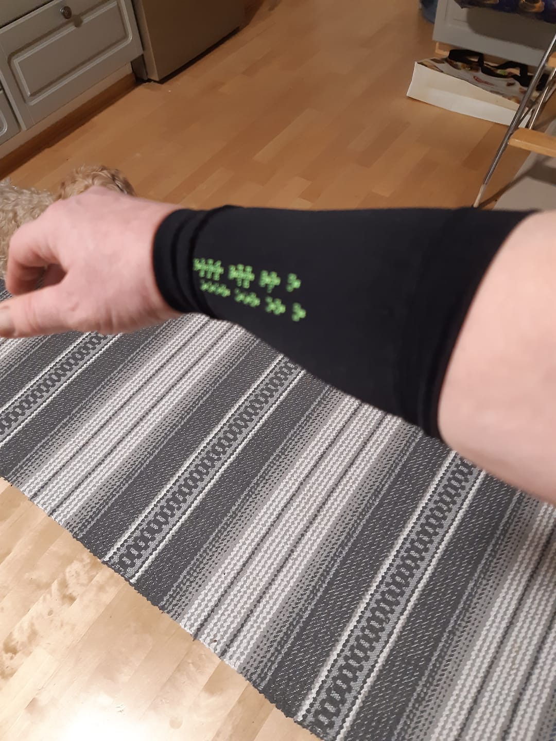 Customer photo review of eXtend High – Kompressiorannetuki - Musta - x1