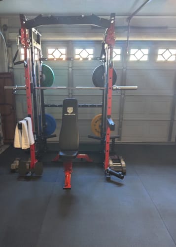 Customer photo review of MAJOR All-in-One Home Gym Smith Machine Package SML07