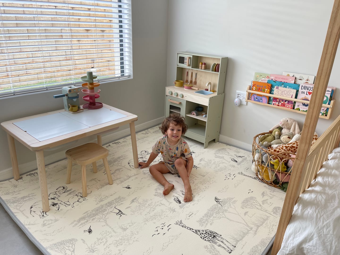 Customer photo review of Safari Toile/ Dune Play Mat