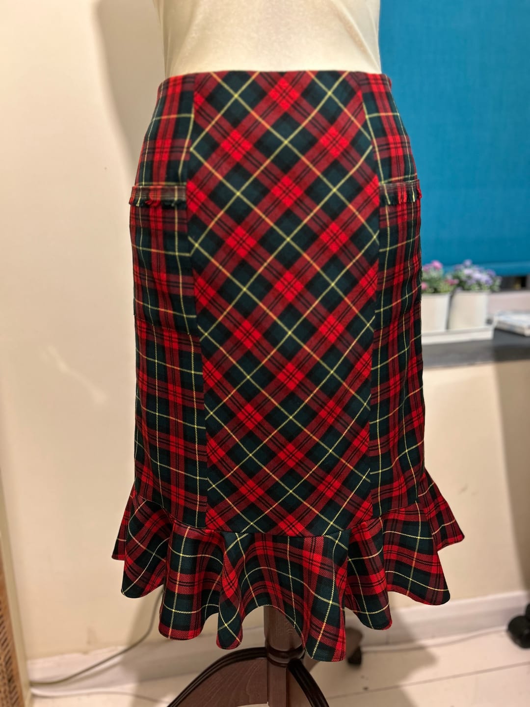 Customer photo review of PolyViscose Tartan Fabric