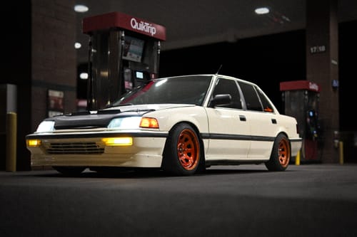 Customer photo review of 13" (330mm) Bye Bye Police Suede Steering Wheel