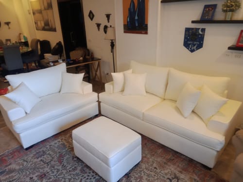 Customer photo review of طقم أنتريه خشب زان - 3قطع-SBF26