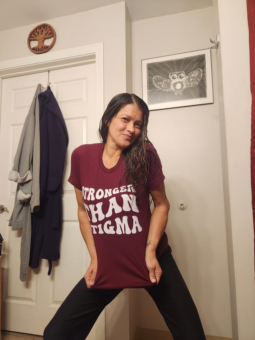 Customer photo review of You Are Not Your Trauma T-Shirt