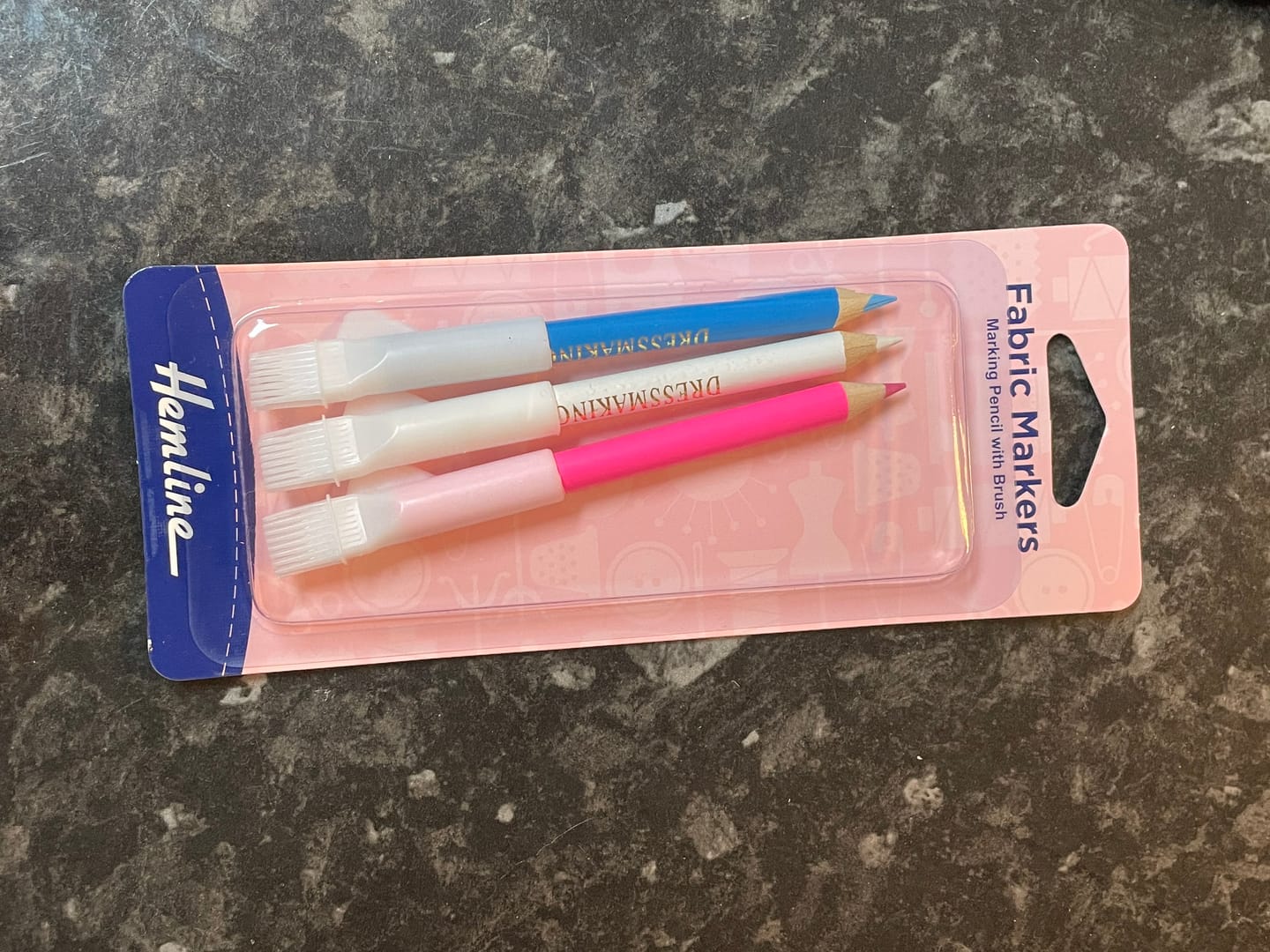 Customer photo review of Hemline Fabric Markers with Brush