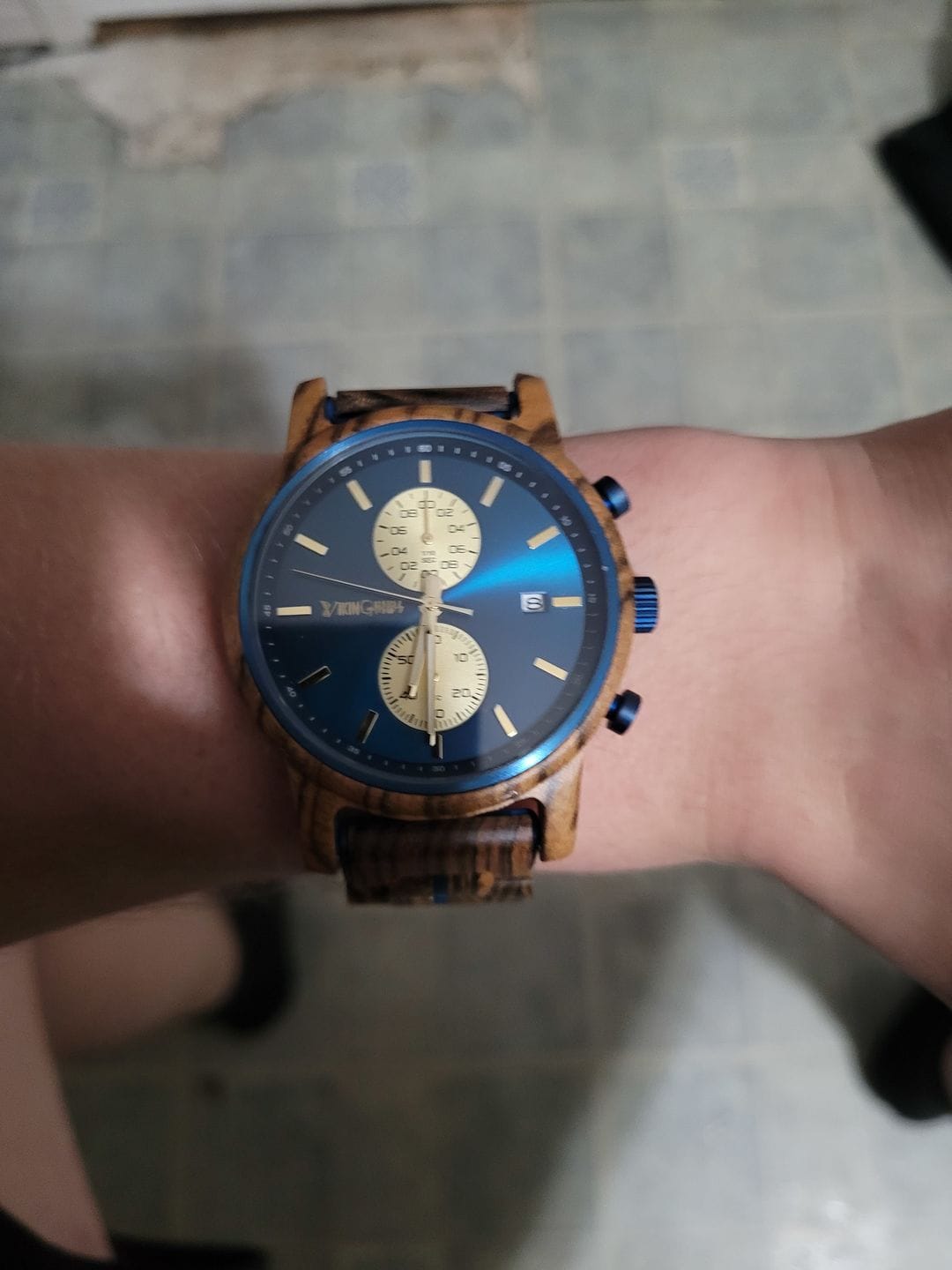 Customer photo review of Ibiza - Luxury Handmade Wooden Watch