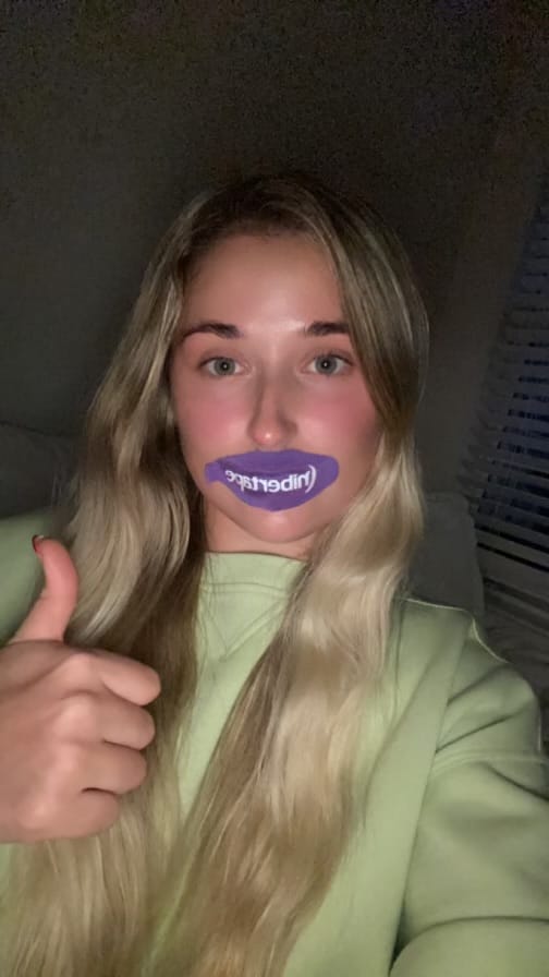 Customer photo review of Lavender Scented Sleep Tape - 1 Month Supply