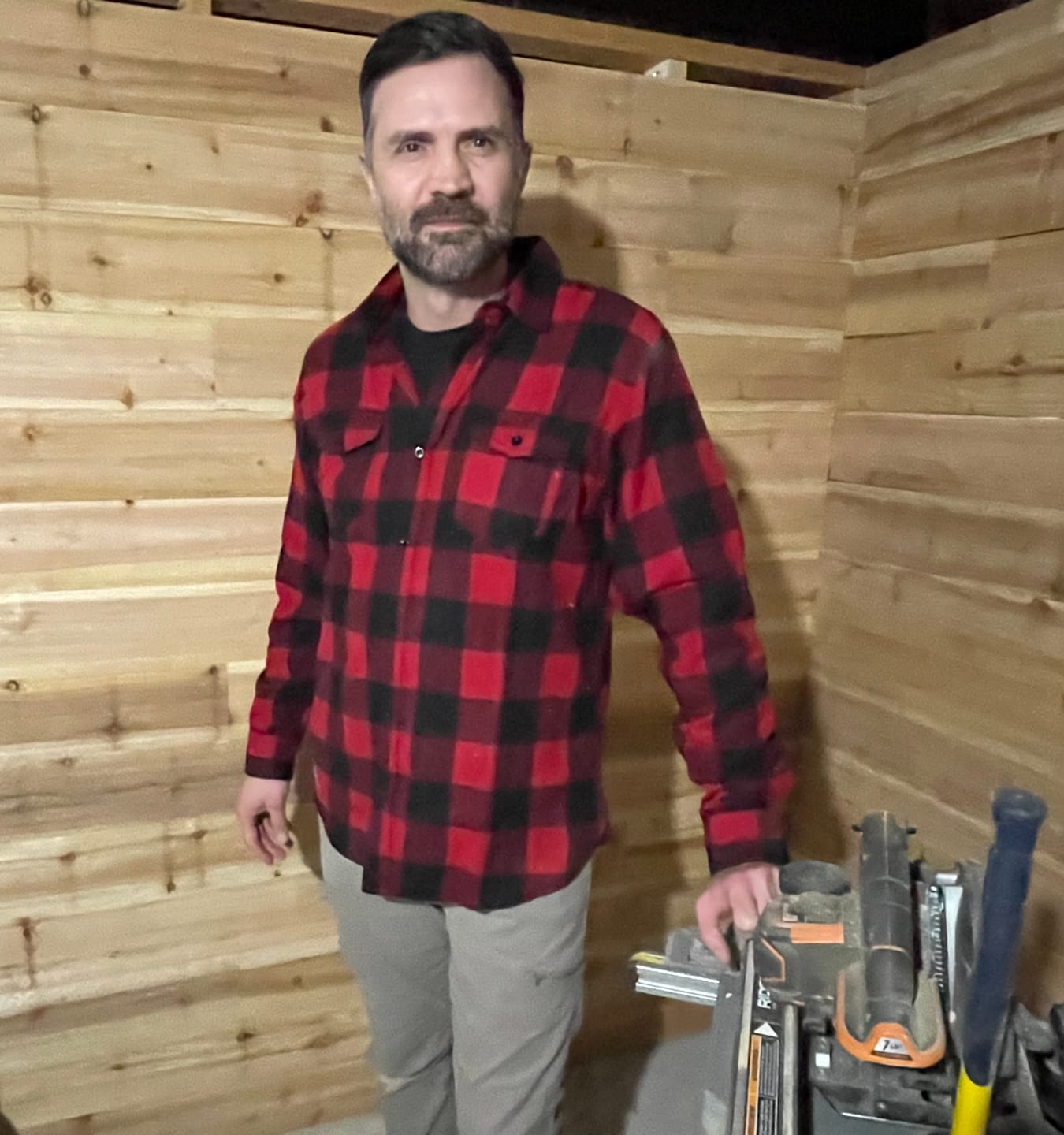 Customer photo review of Flannel Red