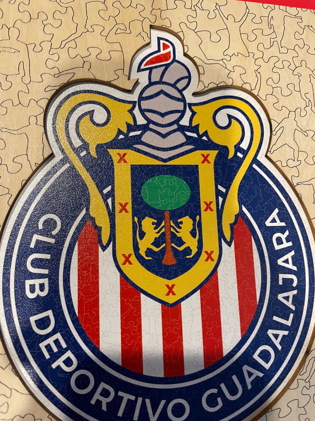Customer photo review of Chivas Guadalajara® Escudo - Rompecabezas de Madera