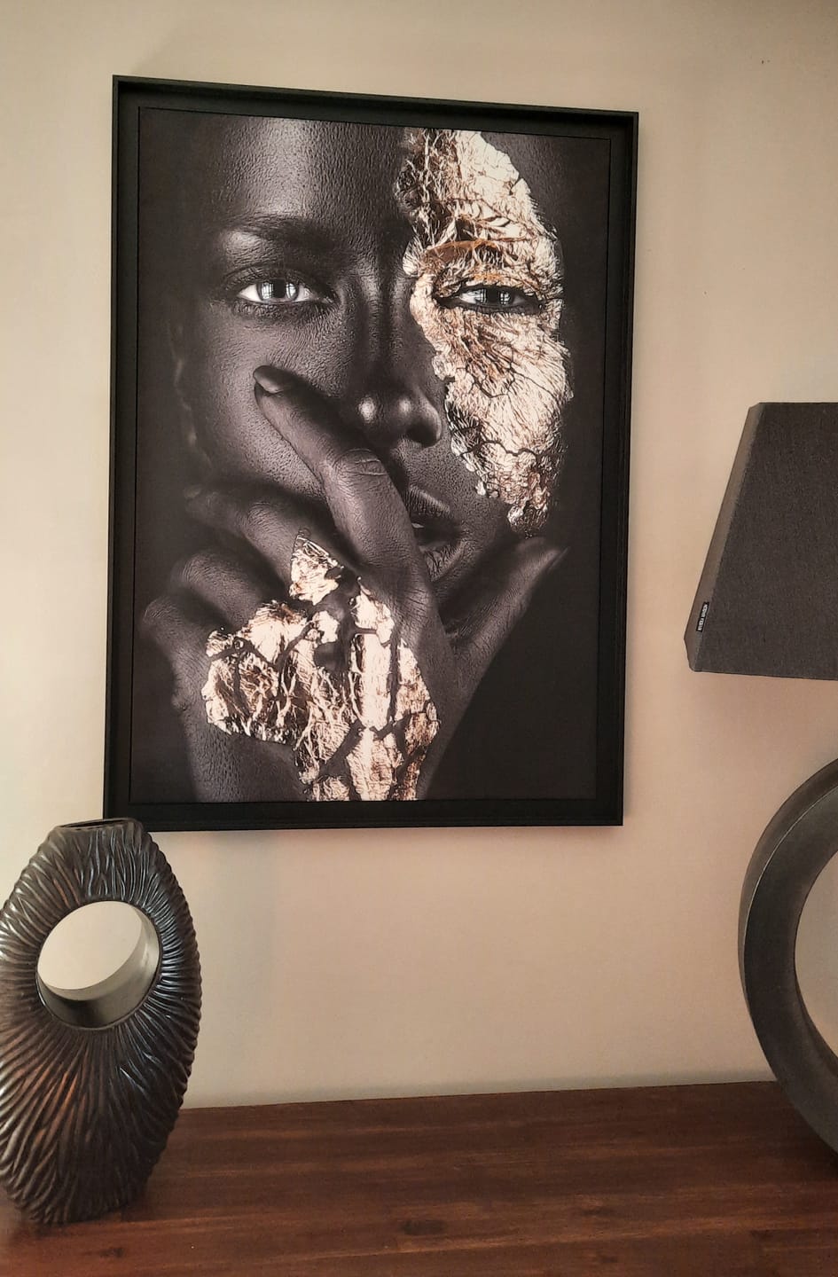 Customer photo review of Toile - African gold