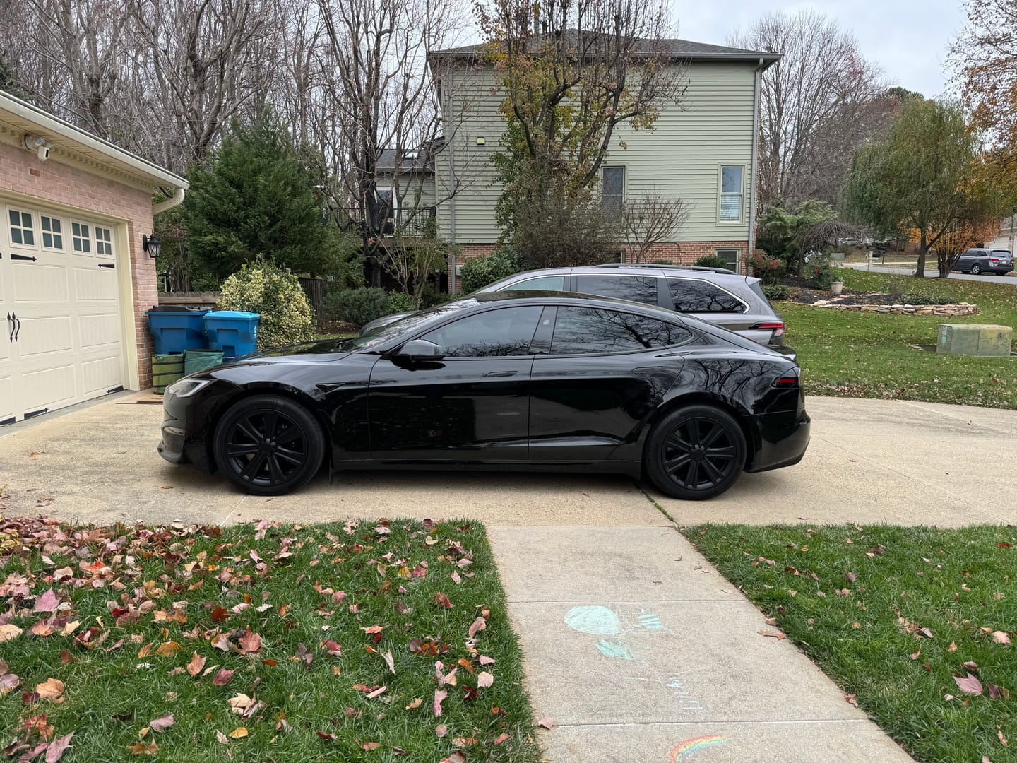 Customer photo review of TESPLUS 19'' Arachnid Style Wheel Cover for Model S/Y