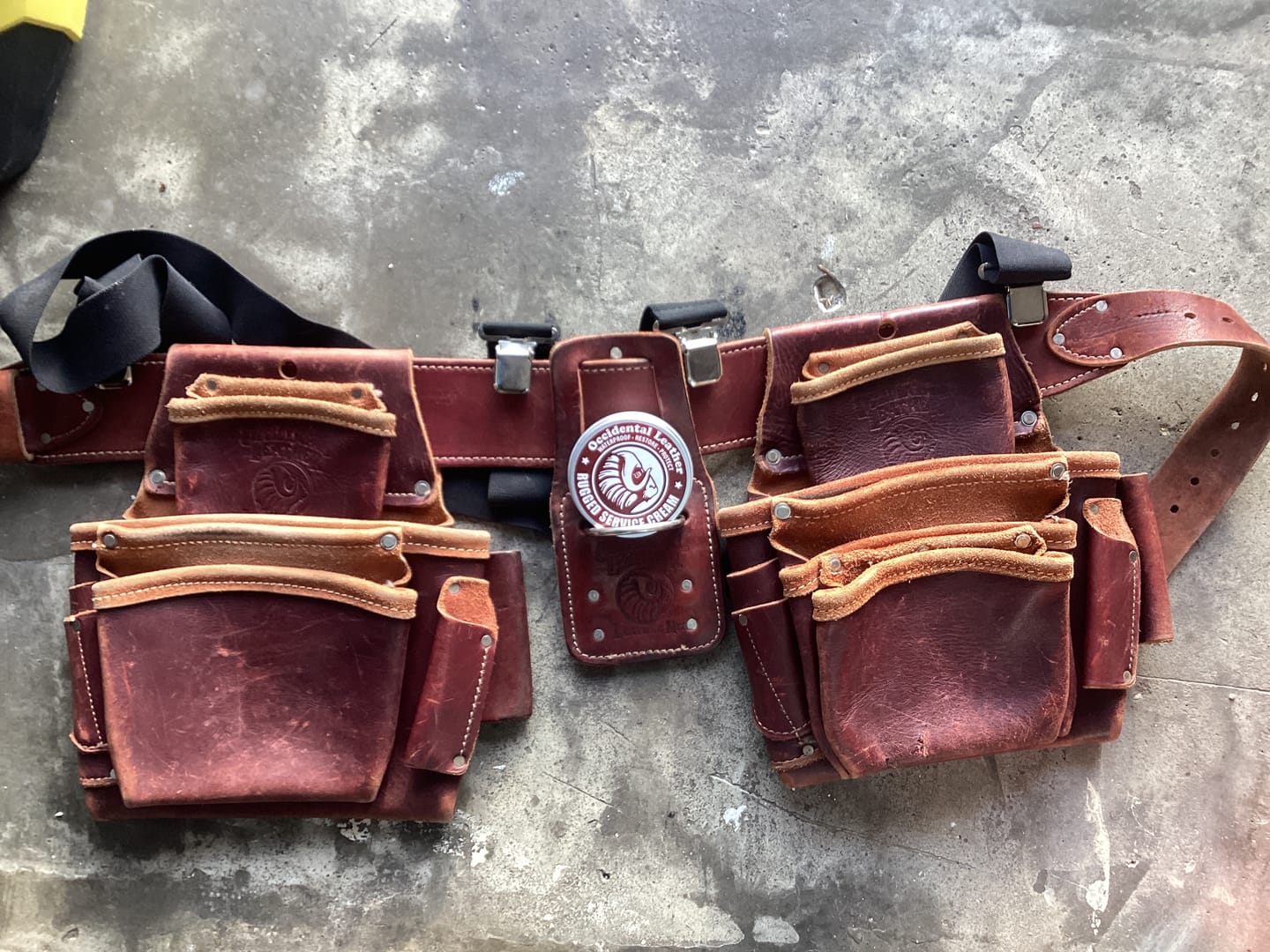 Customer photo review of Occidental Leather Toolbelts | 3850 - Rugged Service Cream