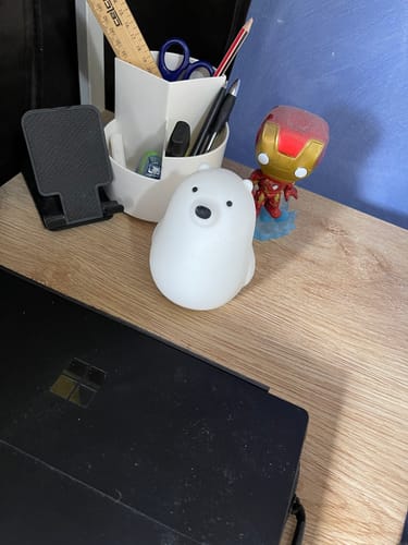 Customer photo review of Cute Standing Polar Bear LED Night Light