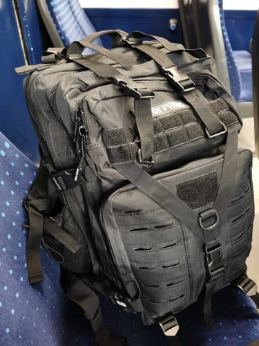 Customer photo review of Raven Forge Backpack - 45L or 25L