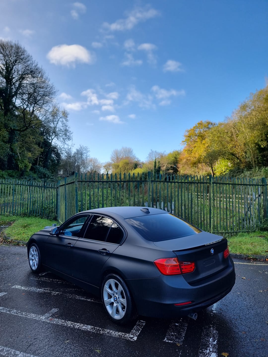 Customer photo review of Satin Black Vinyl Wrap